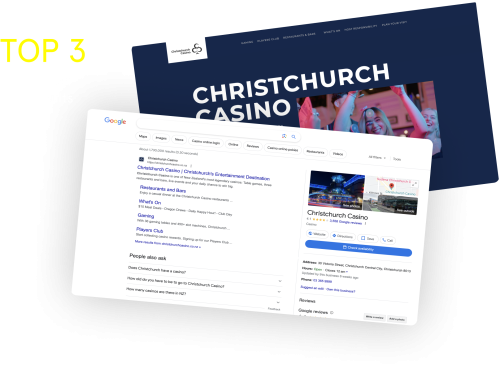 Christchurch casino search rankings for SEO growth.